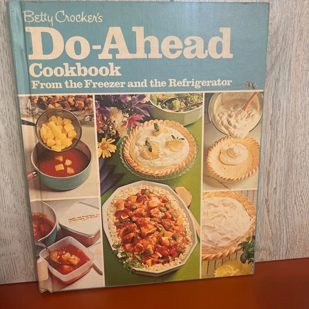 Vtg 1973 Betty Crocker‎ Do-Ahead Cookbook Freezer Refrigerator Recipes Hardcover